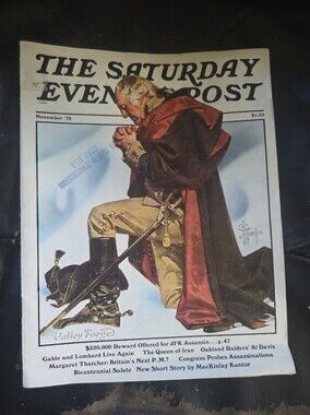 The Saturday Evening Post Magazine JFK Assassination November 1975 magazine